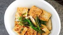 Pan Fried Tofu in Garlic Soy Sesame Sauce Pan Fried Tofu in Garlic Soy Sesame Sauce