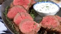 Roast Beef Tenderloin with Creamy Horseradish Sauce Roast Beef Tenderloin with Creamy Horseradish Sauce