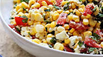 Corn Salad With Tomatoes, Feta and Mint Corn Salad With Tomatoes, Feta and Mint