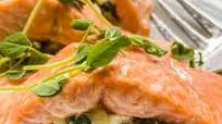 Spinach and Feta Stuffed Salmon Spinach and Feta Stuffed Salmon