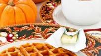 Chai Gingerbread Pumpkin Waffles Chai Gingerbread Pumpkin Waffles