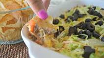 Baked Taco Dip Baked Taco Dip