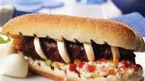 Hot Dogs with Creamy Bruschetta Topping and Bocconcini Hot Dogs with Creamy Bruschetta Topping and Bocconcini