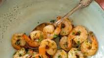 Air Fryer Frozen Shrimp with Garlic & Parsley