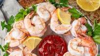 Shrimp Cocktail with Cocktail Sauce Shrimp Cocktail with Cocktail Sauce