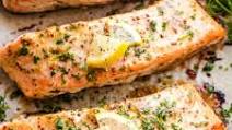 Maple Mustard Salmon Fillets Maple Mustard Salmon Fillets