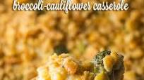 Broccoli Cauliflower Crock Pot Casserole Broccoli Cauliflower Crock Pot Casserole