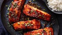 Bourbon-Glazed Salmon Bourbon-Glazed Salmon