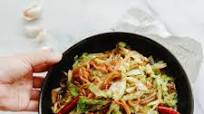Glass Noodles Stir Fry with Shredded Cabbage Glass Noodles Stir Fry with Shredded Cabbage