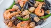 Seafood Bicol Express Seafood Bicol Express