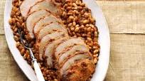 Crusted Roast Pork with White Beans Crusted Roast Pork with White Beans