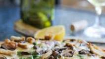 Roasted Chicken and Mushroom Pesto Pizza Roasted Chicken and Mushroom Pesto Pizza