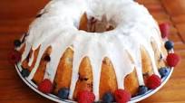 Mixed Berry Bundt Cake with Lemon Glaze Mixed Berry Bundt Cake with Lemon Glaze