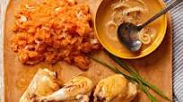 Philippine Chicken Adobo with Smashed Sweet Potatoes Philippine Chicken Adobo with Smashed Sweet Potatoes