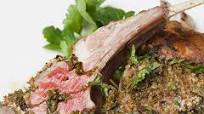 PANKO CRUSTED RACK OF LAMB WITH FRESH MINT SAUCE PANKO CRUSTED RACK OF LAMB WITH FRESH MINT SAUCE