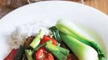 Hoisin-braised pork chops Hoisin-braised pork chops