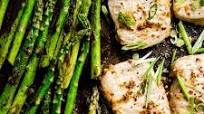 Baked Boneless Pork Chop and Asparagus Sheet Pan Dinner Baked Boneless Pork Chop and Asparagus Sheet Pan Dinner