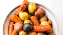 Garlic Roasted Potatoes and Carrots Garlic Roasted Potatoes and Carrots