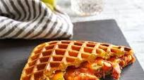 BBQ Chicken & Cornbread Waffles BBQ Chicken & Cornbread Waffles