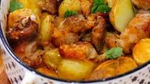 Portuguese Pork & Potatoes Recipe Portuguese Pork & Potatoes Recipe