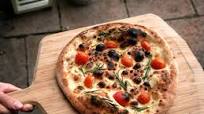 Focaccia pizza with cherry tomato and rosemary Focaccia pizza with cherry tomato and rosemary