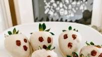 Chocolate-Covered Ghost Strawberries Chocolate-Covered Ghost Strawberries