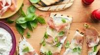 Italian Flatbread (Piadina) with Fontina and Prosciutto Italian Flatbread (Piadina) with Fontina and Prosciutto