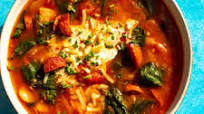Spanish Chorizo and Butter Bean Slow Cooker Stew Spanish Chorizo and Butter Bean Slow Cooker Stew