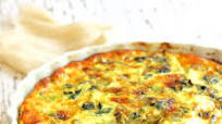 Crustless Spinach Artichoke Jalapeno Quiche Crustless Spinach Artichoke Jalapeno Quiche