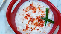 Radish Chutney in Yogurt - Kashmiri Muji Chetin Radish Chutney in Yogurt - Kashmiri Muji Chetin