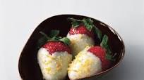 White-Chocolate-Dipped Strawberries with Citrus Sugar White-Chocolate-Dipped Strawberries with Citrus Sugar