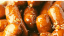 Air Fryer, Lil Smokies Appetizers, With Grape Jelly Sauce Air Fryer, Lil Smokies Appetizers, With Grape Jelly Sauce