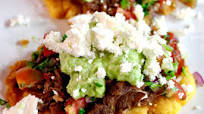 Slow-Cooked Beef Cornbread Tostadas Slow-Cooked Beef Cornbread Tostadas