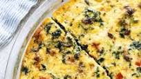 Crustless Spinach Quiche Crustless Spinach Quiche