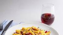 Rotini with Hummus, Savory Spiced Lamb & Pomegranates Rotini with Hummus, Savory Spiced Lamb & Pomegranates