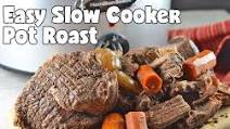 Easy Slow Cooker Pot Roast Easy Slow Cooker Pot Roast