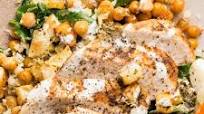 Winter Chicken Caesar with Cauliflower and Cheesy Parsnip Croutons Winter Chicken Caesar with Cauliflower and Cheesy Parsnip Croutons