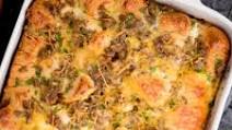 Breakfast Casserole with Biscuits Breakfast Casserole with Biscuits