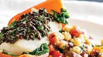 Mediterranean Baked Cod with Chickpea Salad Mediterranean Baked Cod with Chickpea Salad