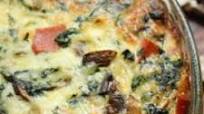 Cheesy Ham and Spinach Quiche Cheesy Ham and Spinach Quiche