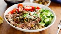 Mediterranean Steak and Quinoa Bowl Mediterranean Steak and Quinoa Bowl
