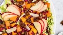 Winter Butternut Squash Brussels Sprouts Caesar Salad Winter Butternut Squash Brussels Sprouts Caesar Salad