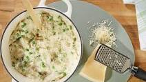 Chicken and pea creamy risotto Chicken and pea creamy risotto
