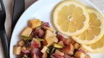 Lemon Bacon Asparagus Sheet Pan Dinner