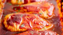 Baked Barbecued Chicken Baked Barbecued Chicken