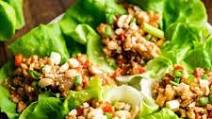 Asian Chicken Lettuce Wraps (better than P.F. Chang's)! Asian Chicken Lettuce Wraps (better than P.F. Chang's)!