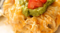 Easy Layered Chicken Enchilada Casserole Recipe Easy Layered Chicken Enchilada Casserole Recipe