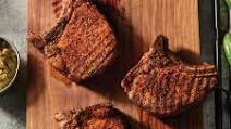 Orange Pepper Pork Chops with Jalapeño Chimichurri Orange Pepper Pork Chops with Jalapeño Chimichurri