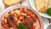 Classic French Chicken and Sausage Cassoulet Recipe Classic French Chicken and Sausage Cassoulet Recipe