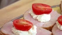 Crostini with Pork Tenderloin and Herbed Cheese Crostini with Pork Tenderloin and Herbed Cheese